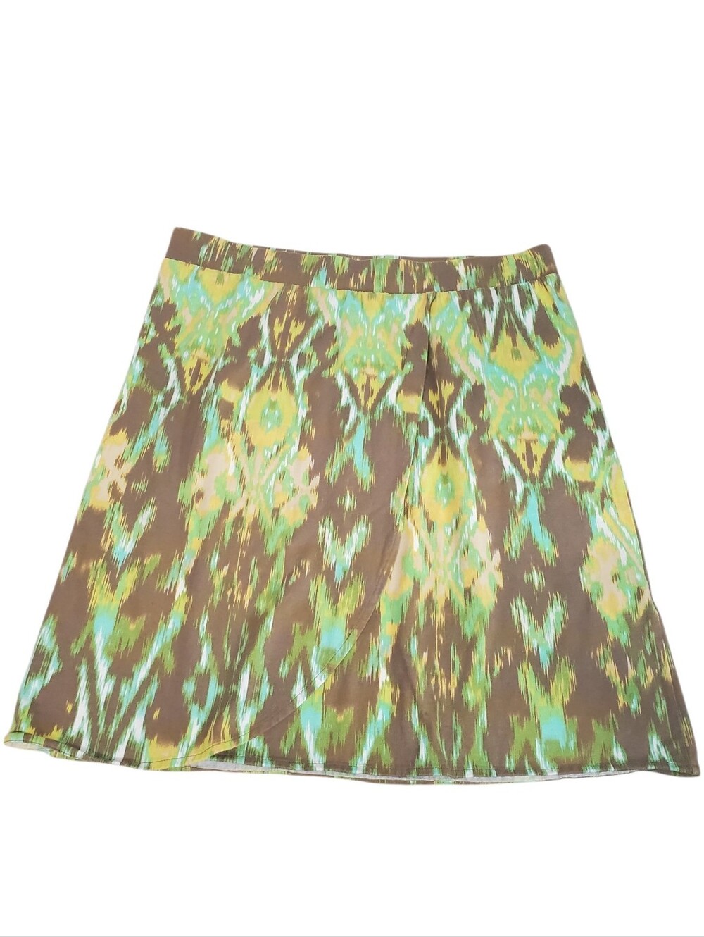 Sonoma Life + Style Hippie Boho Festival Colorful Stretch Knit Skirt Size Medium